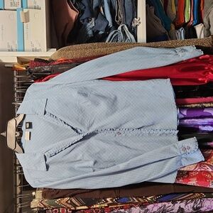 Bias cut cotton shirt